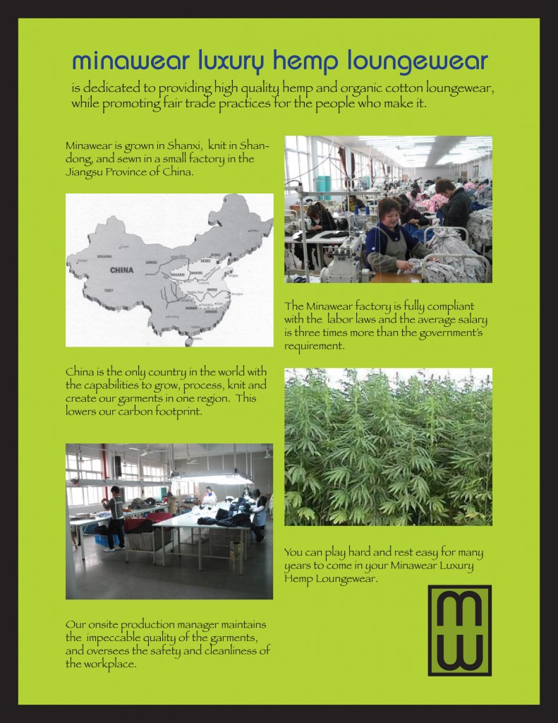 Minawear Luxury Hemp Loungewear Factory